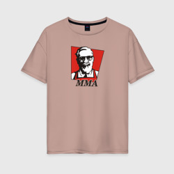 Женская футболка хлопок Oversize Конор MMA Макгрегор Сандерс