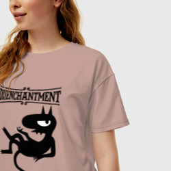 Женская футболка хлопок Oversize Disenchantment Luci - фото 2