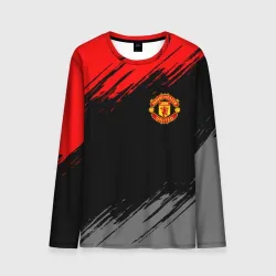 Мужской лонгслив 3D Манчестер Юнайтед FCMU Manchester united