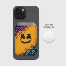 Картхолдер Magsafe магнитный Marshmello halloween - фото 2