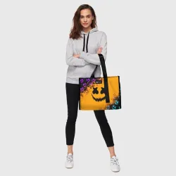 Сумка-шоппер 3D Marshmello halloween - фото 2