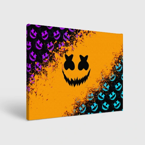 Холст прямоугольный Marshmello halloween