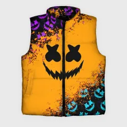 Мужской жилет утепленный 3D Marshmello halloween