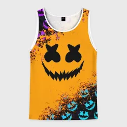 Мужская майка 3D Marshmello halloween