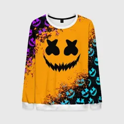 Мужской свитшот 3D Marshmello halloween