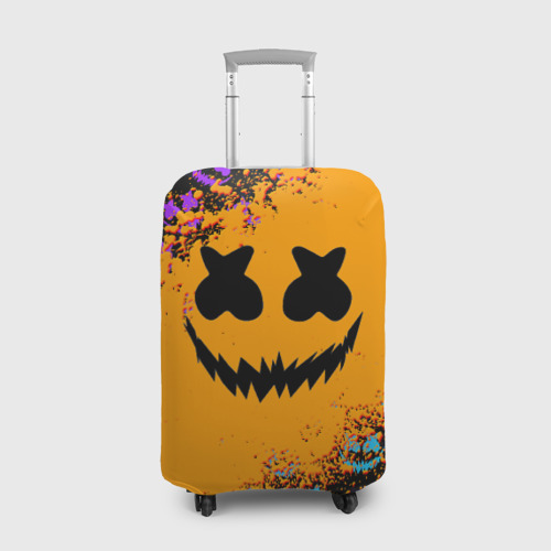 Чехол для чемодана 3D Marshmello halloween, цвет 3D печать