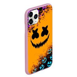 Чехол для iPhone 11 Pro Max матовый Marshmello halloween - фото 2