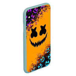 Чехол для iPhone XS Max матовый Marshmello halloween - фото 2