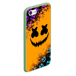 Чехол для iPhone 5/5S матовый Marshmello halloween - фото 2