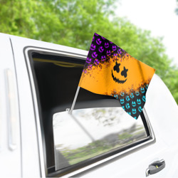 Флаг для автомобиля Marshmello halloween - фото 2