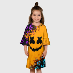 Детское платье 3D Marshmello halloween - фото 2