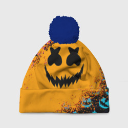 Шапка 3D c помпоном Marshmello halloween