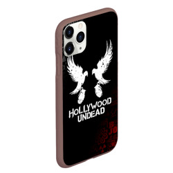 Чехол для iPhone 11 Pro Max матовый Hollywood Undead - фото 2