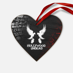Деревянная игрушка Сердце Hollywood Undead