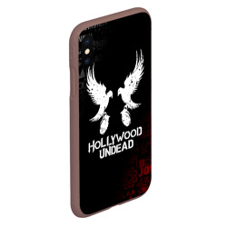 Чехол для iPhone XS Max матовый Hollywood Undead - фото 2