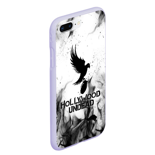 Чехол для iPhone 7Plus/8 Plus матовый Hollywood Undead, цвет светло-сиреневый - фото 3