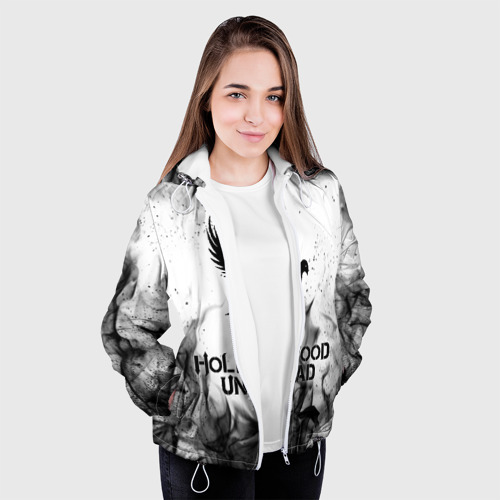 Женская куртка 3D Hollywood Undead, цвет белый - фото 4