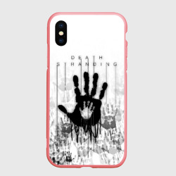 Чехол для iPhone XS Max матовый Death Stranding DS