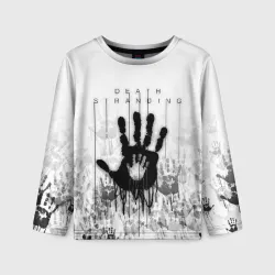 Детский лонгслив 3D Death Stranding DS