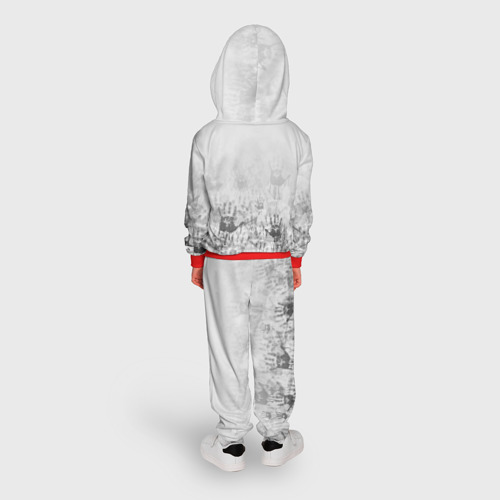 Детский костюм с толстовкой 3D Death Stranding DS, цвет красный - фото 4