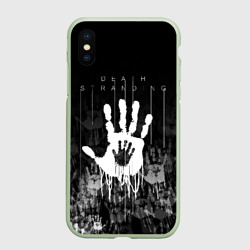 Чехол для iPhone XS Max матовый Death Stranding DS
