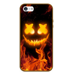 Чехол для iPhone 5/5S матовый Marshmello halloween