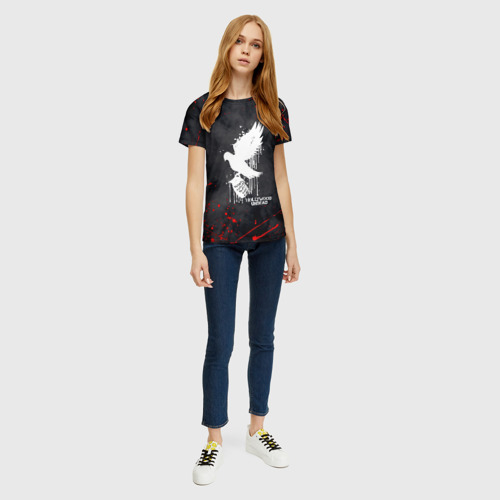 Женская футболка 3D Hollywood Undead HU, цвет 3D печать - фото 5