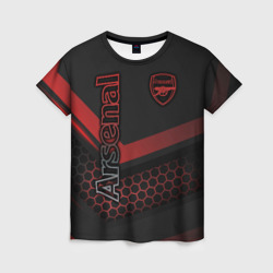 Женская футболка 3D Arsenal F.C