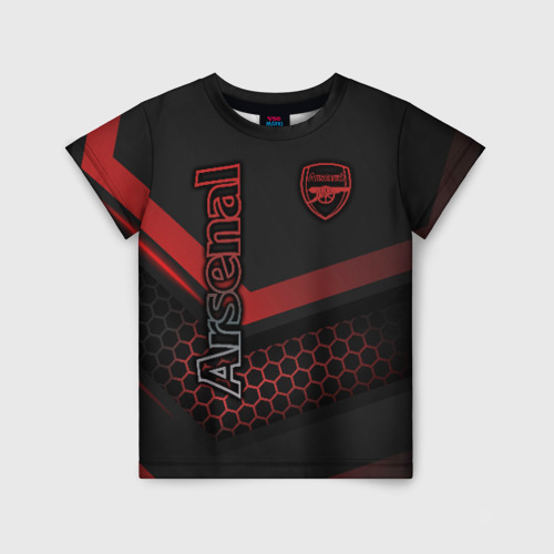 Детская футболка 3D Arsenal F.C, цвет 3D печать