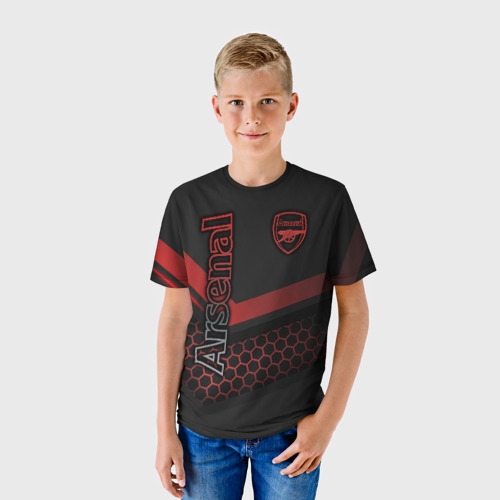 Детская футболка 3D Arsenal F.C, цвет 3D печать - фото 3