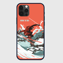 Чехол для iPhone 12 Pro Born to ski