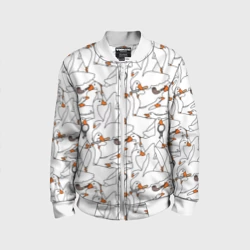 Детский бомбер 3D Злой гусь