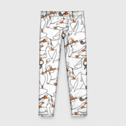 Детские леггинсы 3D Злой гусь