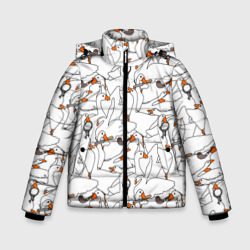 Зимняя куртка для мальчиков 3D Злой гусь