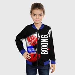 Детский бомбер 3D Boxing Russia Team и герб РФ - фото 2