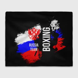 Плед 3D Boxing Russia Team и герб РФ