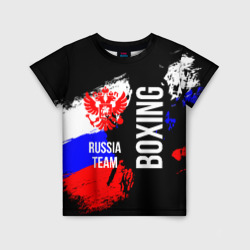 Детская футболка 3D Boxing Russia Team