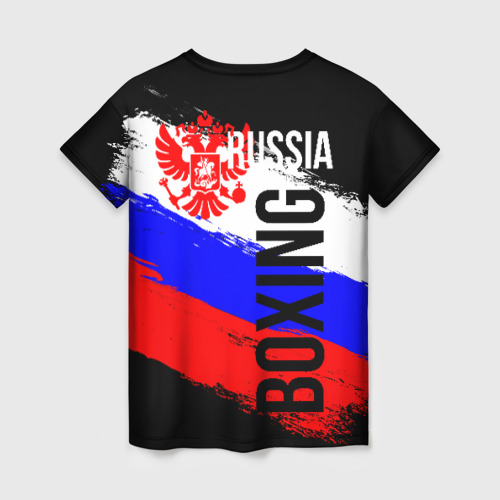 Женская футболка 3D Boxing Russia Team, цвет 3D печать - фото 2