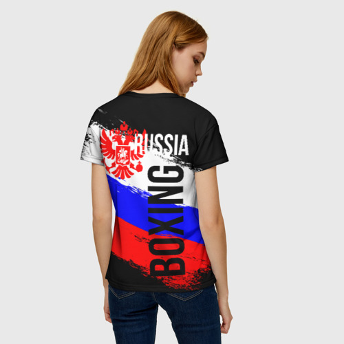 Женская футболка 3D Boxing Russia Team - фото 4