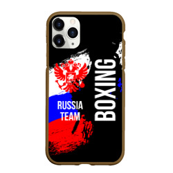 Чехол для iPhone 11 Pro Max матовый Boxing Russia Team