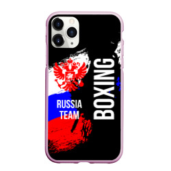 Чехол для iPhone 11 Pro Max матовый Boxing Russia Team