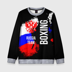 Детский свитшот 3D Boxing Russia Team