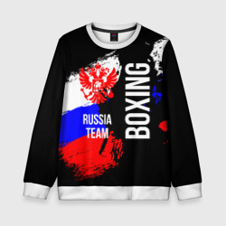 Детский свитшот 3D Boxing Russia Team