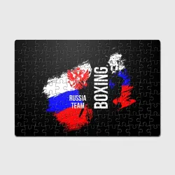 Головоломка Пазл магнитный 126 элементов Boxing Russia Team и герб РФ