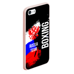 Чехол для iPhone 5/5S матовый Boxing Russia Team - фото 2