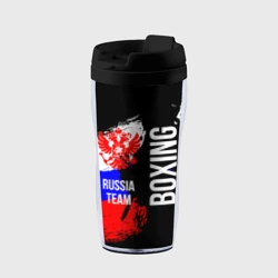 Термокружка-непроливайка Boxing Russia Team и герб РФ