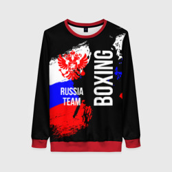 Женский свитшот 3D Boxing Russia Team