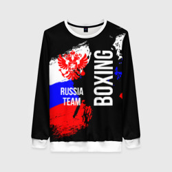 Женский свитшот 3D Boxing Russia Team