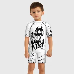 Детский купальный костюм 3D Killer Queen черная на - фото 2
