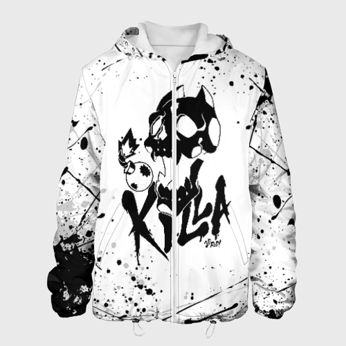 Мужская куртка 3D Killer Queen черная на